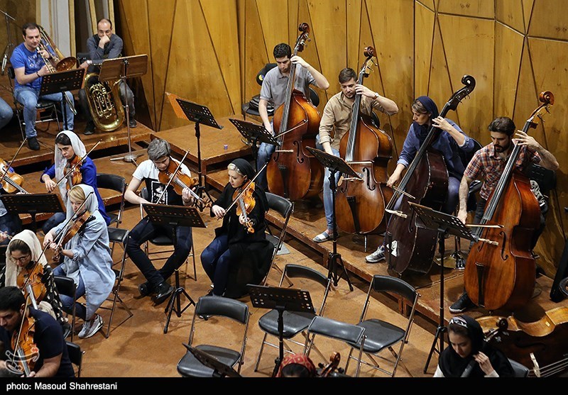 تمرین ارکستر سمفونیک تهران