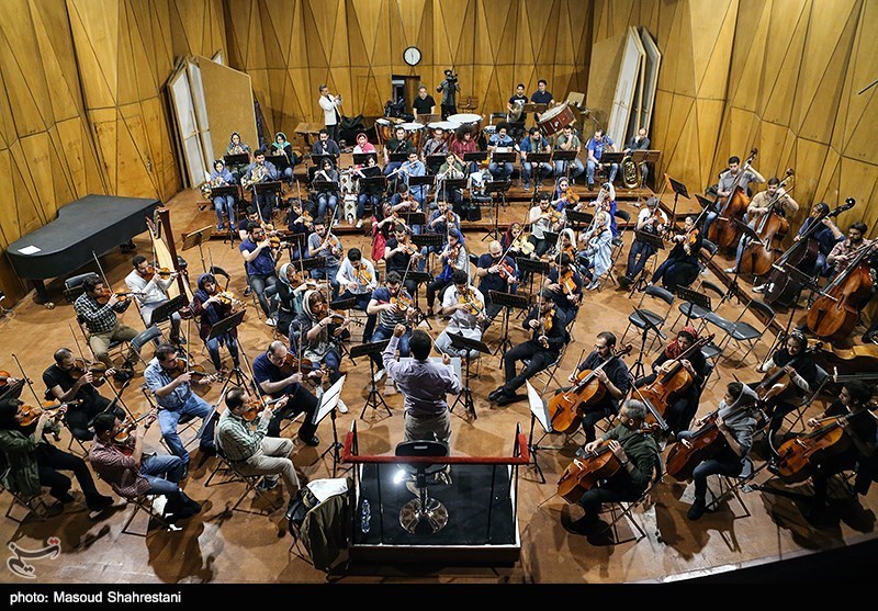 تمرین ارکستر سمفونیک تهران