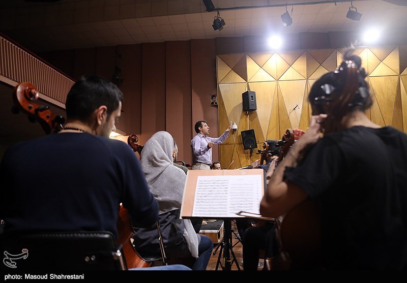 تمرین ارکستر سمفونیک تهران