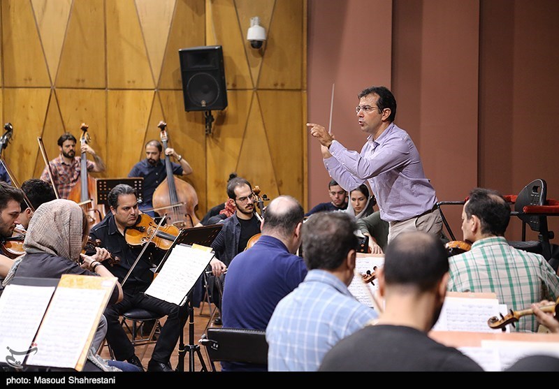 تمرین ارکستر سمفونیک تهران