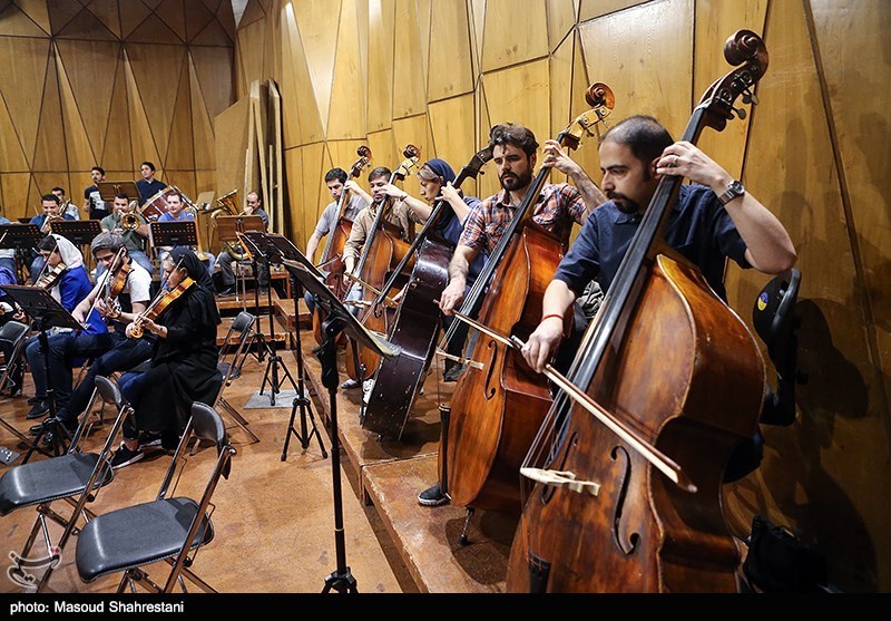 تمرین ارکستر سمفونیک تهران