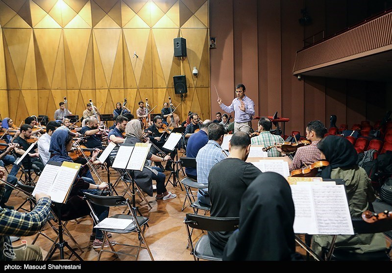 تمرین ارکستر سمفونیک تهران