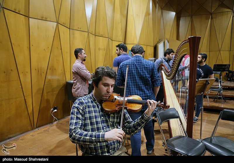 تمرین ارکستر سمفونیک تهران