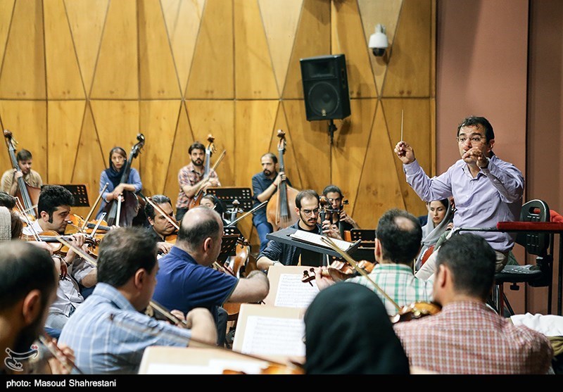 تمرین ارکستر سمفونیک تهران