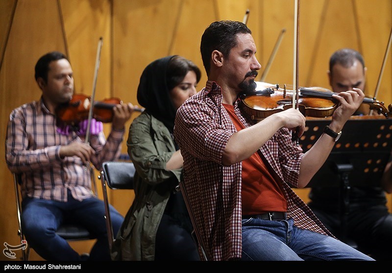 تمرین ارکستر سمفونیک تهران