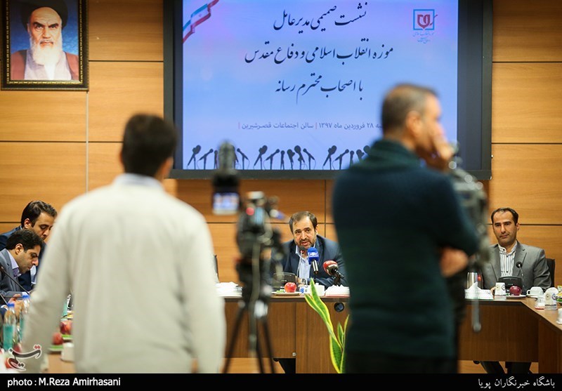 نشست خبری علی اصغر جعفری مدیرعامل موزه انقلاب اسلامی و دفاع مقدس