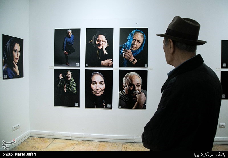 افتتاح نمایشگاه عکس‌ چهره‌های نمایش ایران