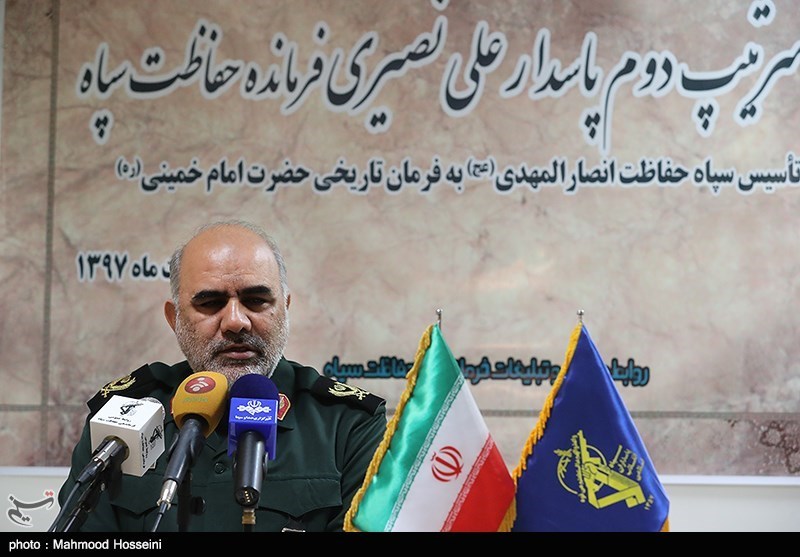 نشست خبری سردار علی نصیری فرمانده حفاظت سپاه