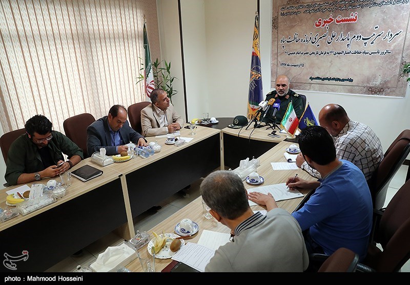 نشست خبری سردار علی نصیری فرمانده حفاظت سپاه