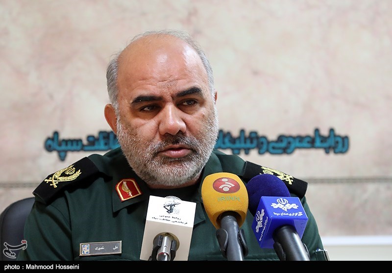 نشست خبری سردار علی نصیری فرمانده حفاظت سپاه