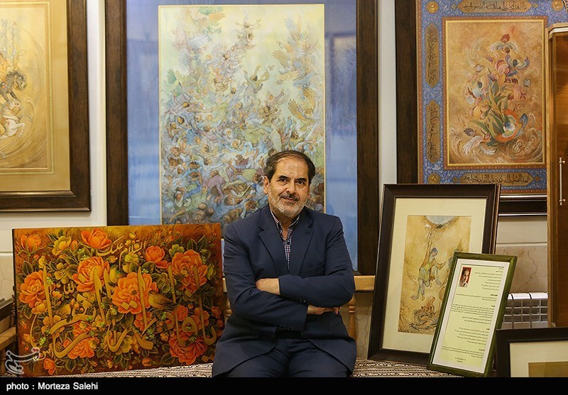 انقلاب اسلامی , هنرهای تجسمی , نگارگری , 