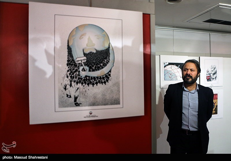 افتتاح نمایشگاه کاریکاتور و پوستر (پایان یک داعش)