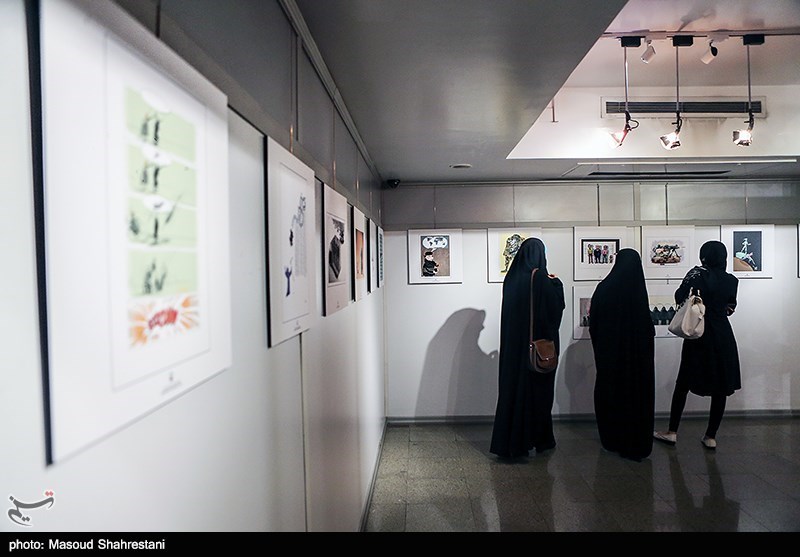 افتتاح نمایشگاه کاریکاتور و پوستر (پایان یک داعش)