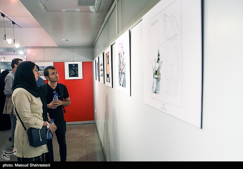 افتتاح نمایشگاه کاریکاتور و پوستر (پایان یک داعش)