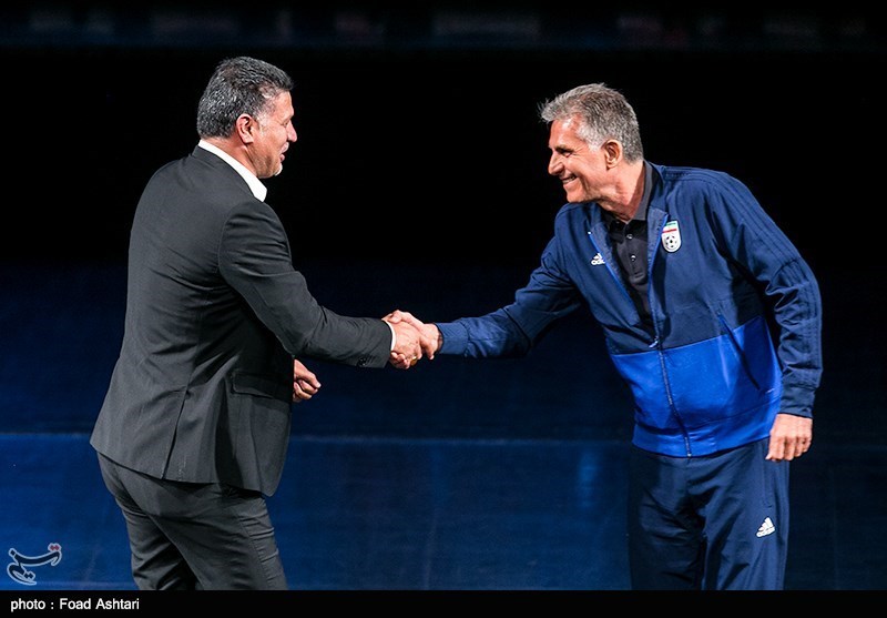 Iranian Officials See Off Members of Team Melli