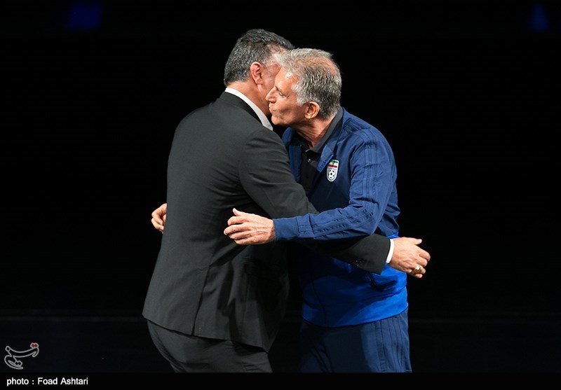 Iranian Officials See Off Members of Team Melli