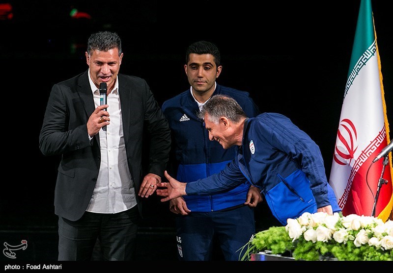 Iranian Officials See Off Members of Team Melli