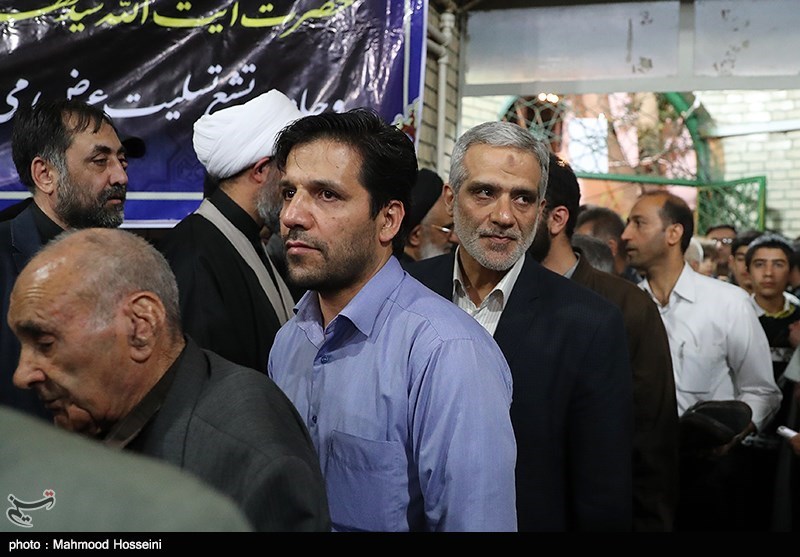 مجید مجید قلی زاده مدیر عامل خبرگزاری تسنیم در مراسم ترحیم مرحوم حجت الاسلام سیدمهدی طباطبایی