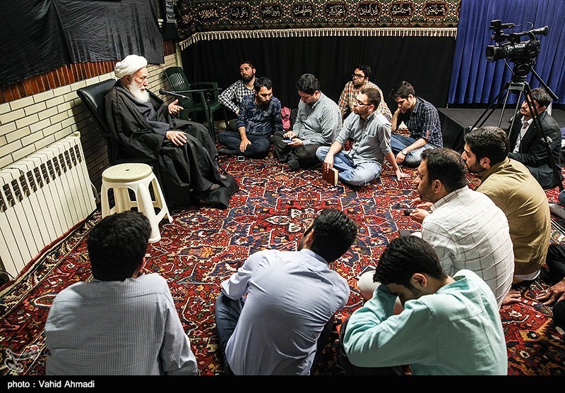 دیدار خبرنگاران خبرگزاری تسنیم با آیت الله مرتضی تهرانی