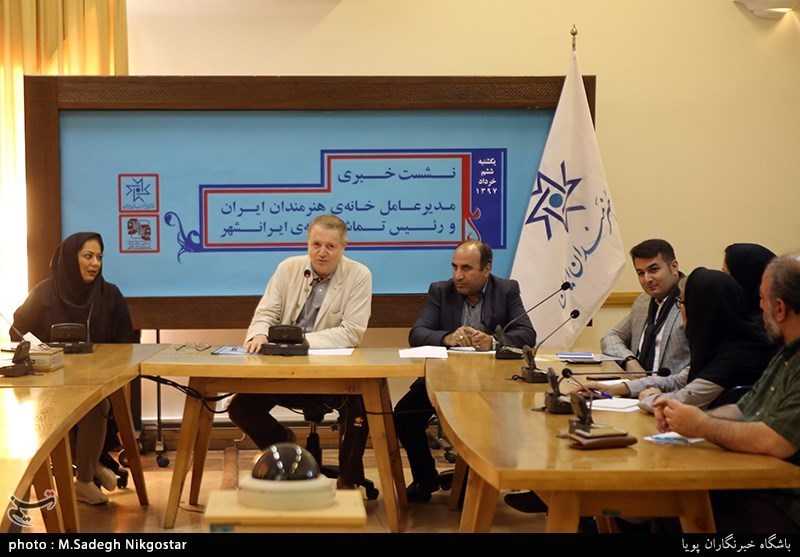 نشست خبری مجید رجبی معمار مدیر عامل خانه هنرمندان