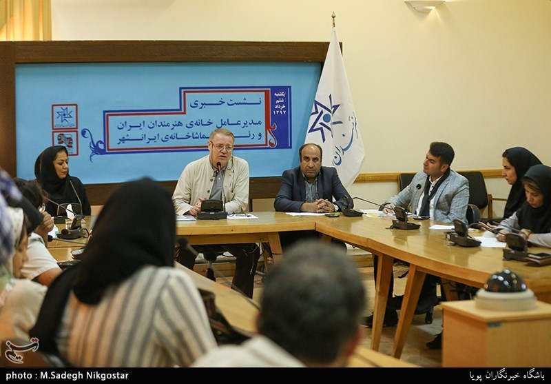 نشست خبری مجید رجبی معمار مدیر عامل خانه هنرمندان