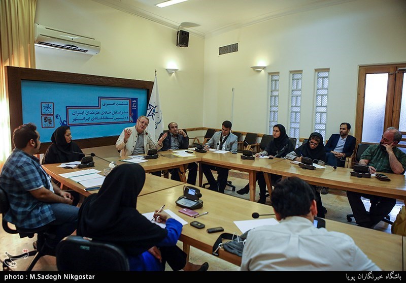 نشست خبری مجید رجبی معمار مدیر عامل خانه هنرمندان