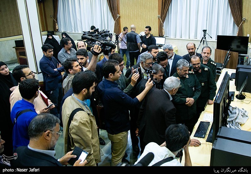 مراسم افتتاح سایت دانشنامه شهدا و ایثارگران با حضور سرلشکر محمدعلی جعفری فرمانده کل سپاه پاسداران