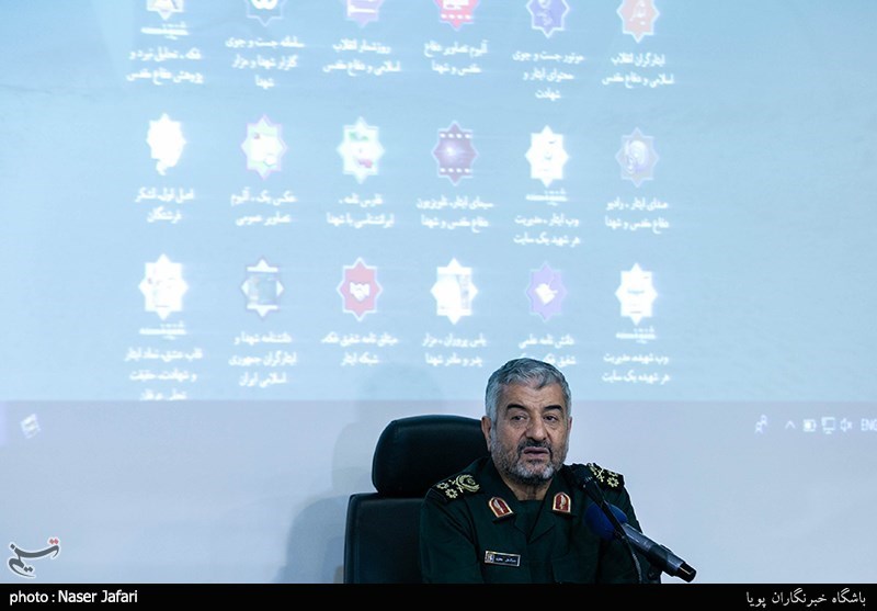 سخنرانی سرلشکر محمدعلی جعفری فرمانده کل سپاه پاسداران در مراسم رونمایی از دانشنامه شهدا و ایثارگران