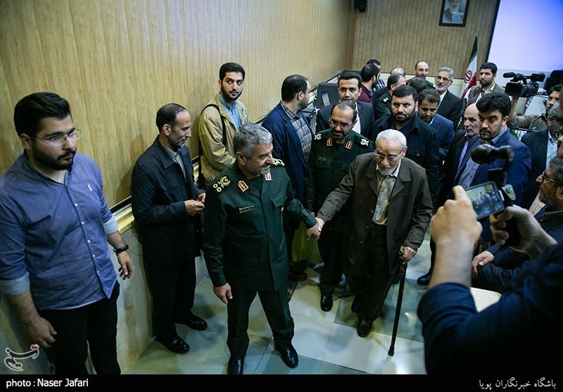 مراسم افتتاح سایت دانشنامه شهدا و ایثارگران با حضور سرلشکر محمدعلی جعفری فرمانده کل سپاه پاسداران