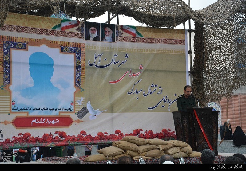 رونمایی از تمثال شهدای آمل