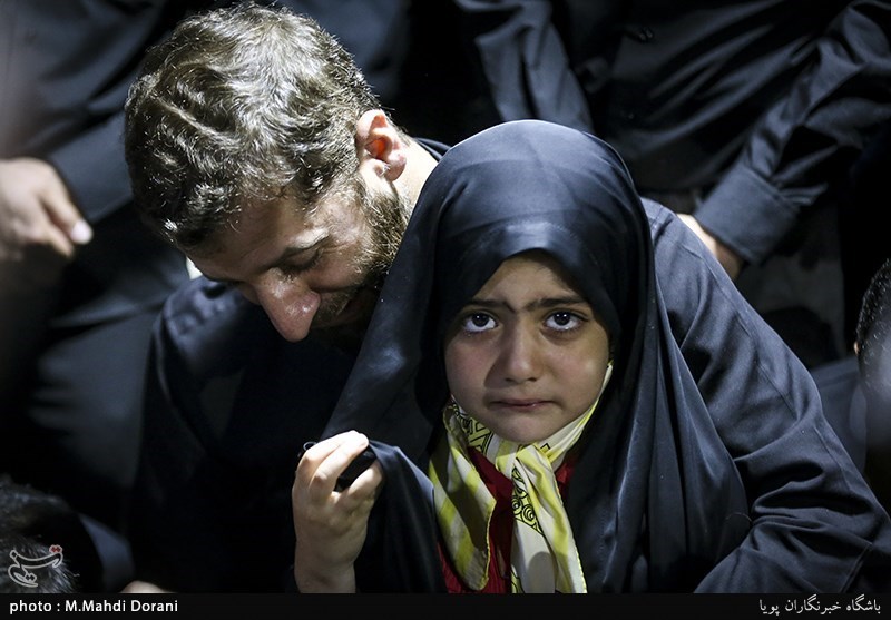 مراسم وداع با پیکر مطهر شهید محمدمهدی فریدونی