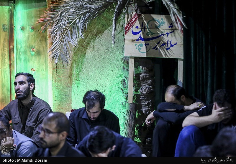 مراسم وداع با پیکر مطهر شهید محمدمهدی فریدونی