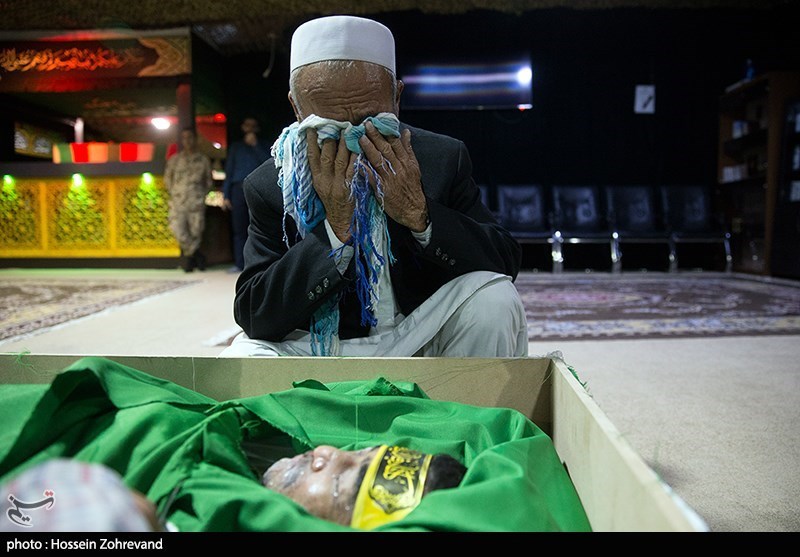 مراسم وداع با شهید مدافع حرم فاطمیون مصطفی یعقوبی