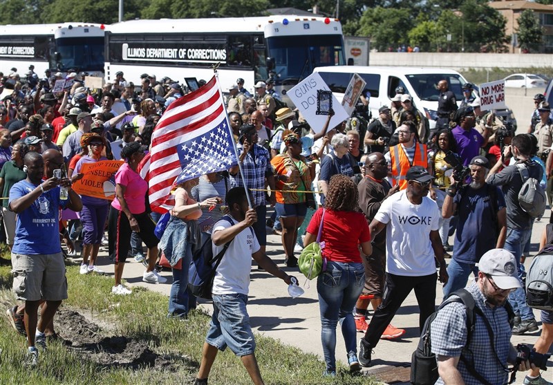 تظاهرات امریکا