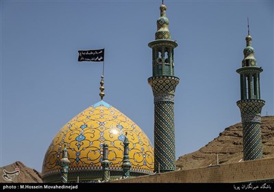 تجمع هیئات مذهبی کاشان در آستان امامزاده علی بن باقر(ع)