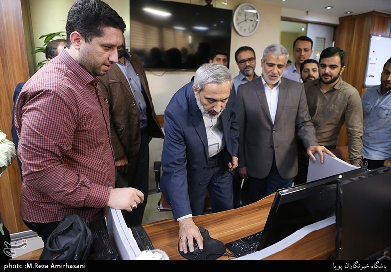 بازدید سردار محمدرضا یزدی از خبرگزاری تسنیم