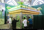 زائران امامزاده زبیده خاتون  دختر9ساله امام جواد