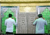 زائران امامزاده زبیده خاتون  دختر9ساله امام جواد