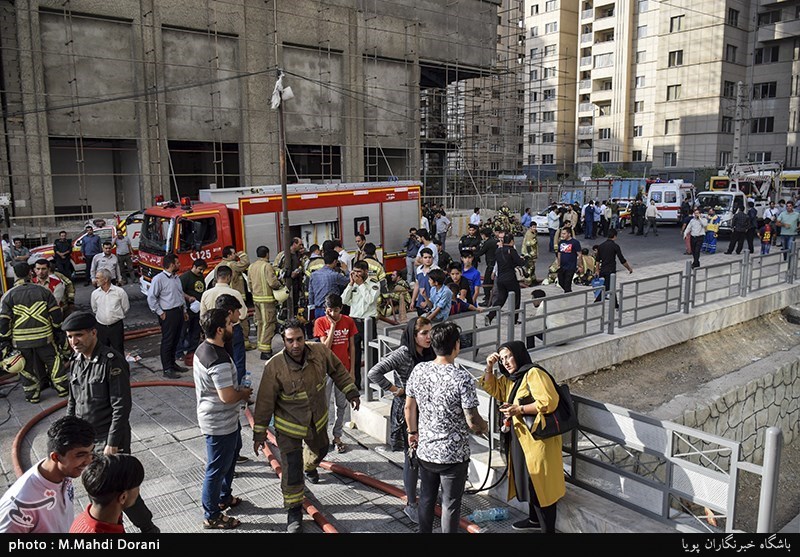  آتش‌سوزی در برج پارامیس