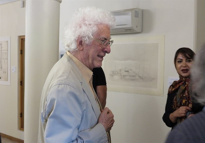 مراسم افتتاح نمایشگاه «فصل سفر» در موزه گرافیک ایران / استاد غلامحسین نامی