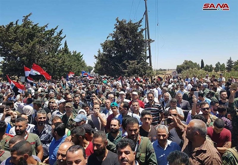 Syrians Celebrate Army Victory