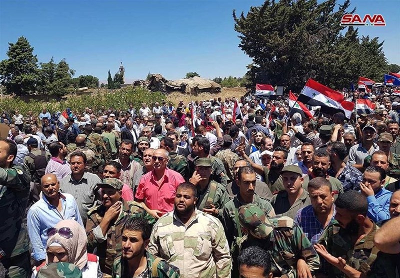 Syrians Celebrate Army Victory