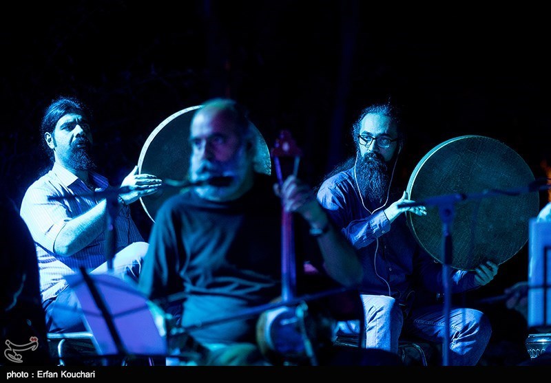 تمرین اپرای حلاج به کارگردانی و خوانندگی پرواز همای و با اجرای گروه مستان