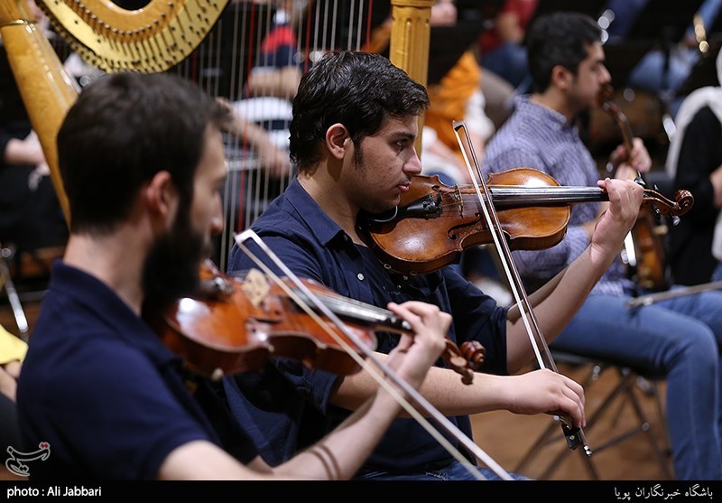 تمرین ارکستر سمفونیک تهران