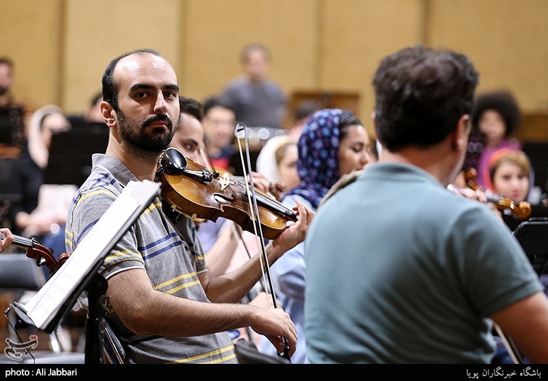 تمرین ارکستر سمفونیک تهران