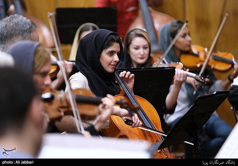 تمرین ارکستر سمفونیک تهران