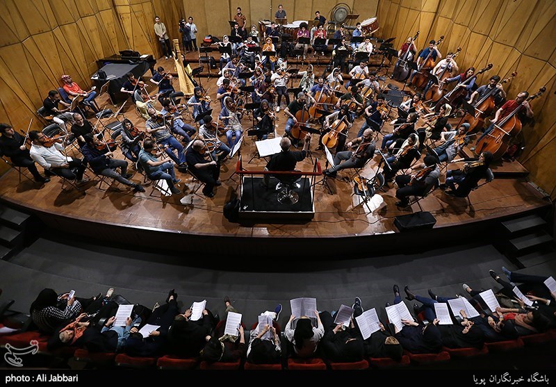 تمرین ارکستر سمفونیک تهران