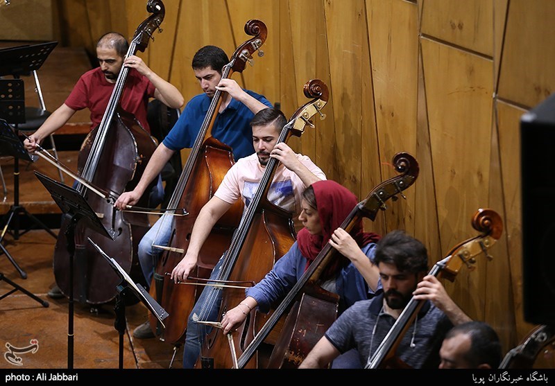 تمرین ارکستر سمفونیک تهران