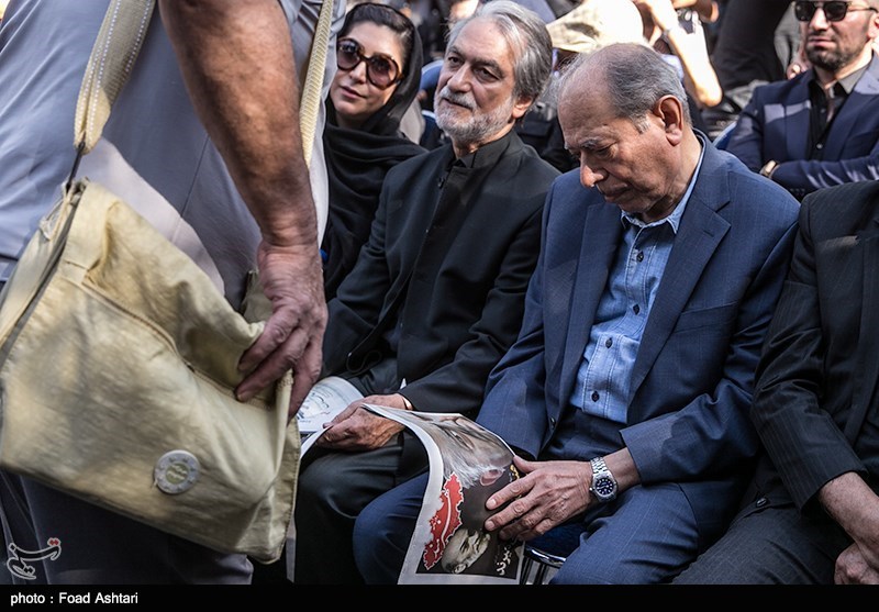 مراسم تشییع پیکر عزت الله انتظامی - تالار وحدت