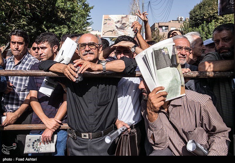 مراسم تشییع پیکر عزت الله انتظامی - تالار وحدت